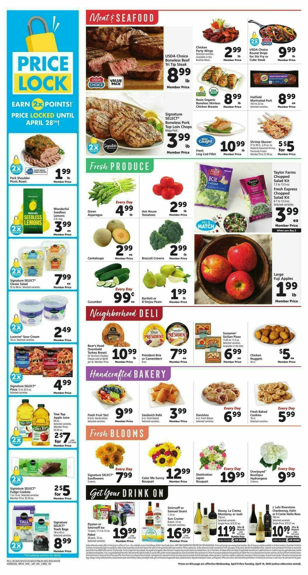 Safeway Weekly Ad from April 8