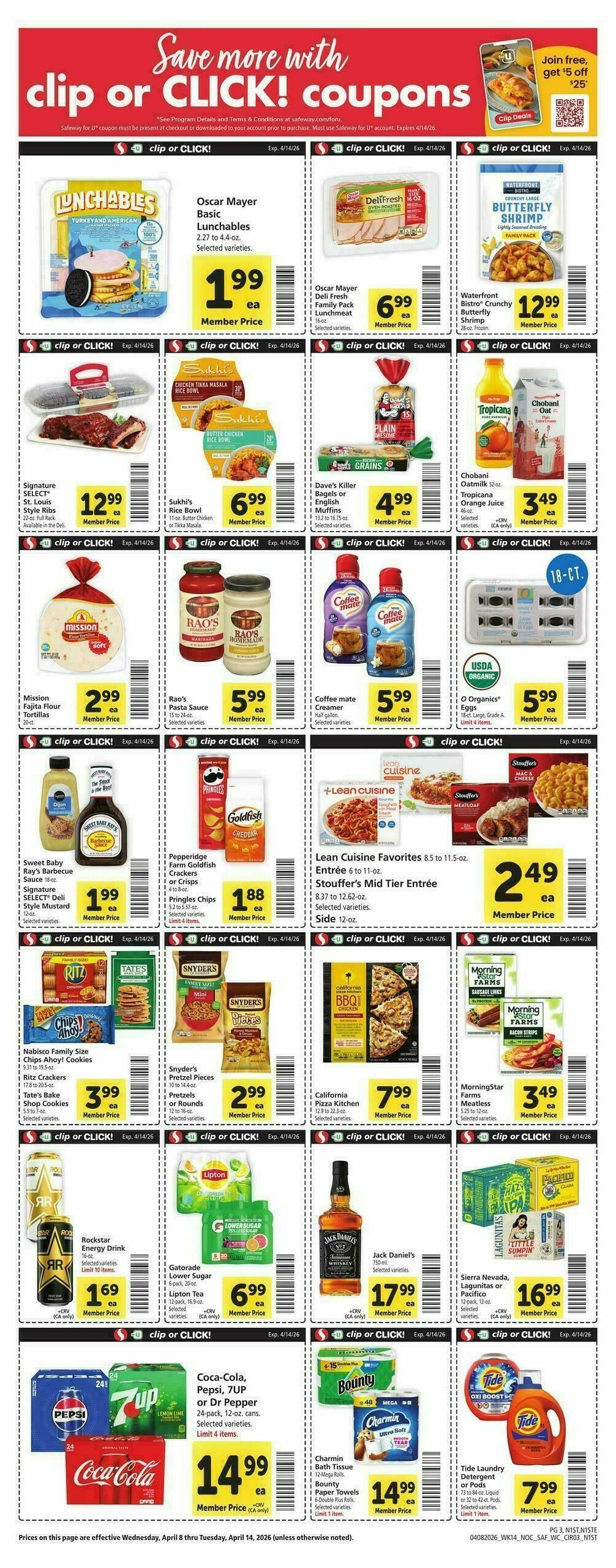 Safeway Weekly Ad from April 8