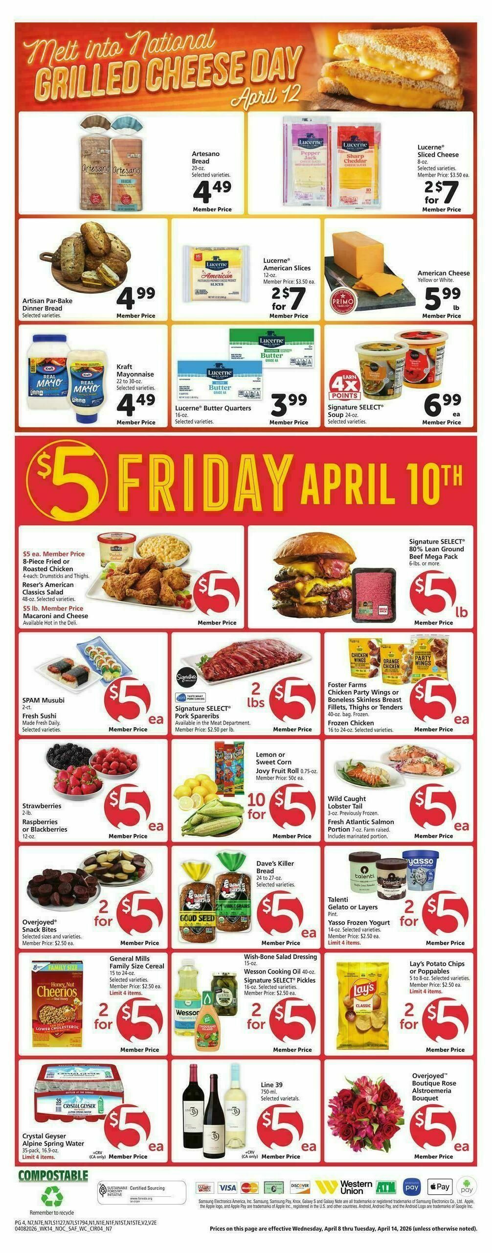 Safeway Weekly Ad from April 8