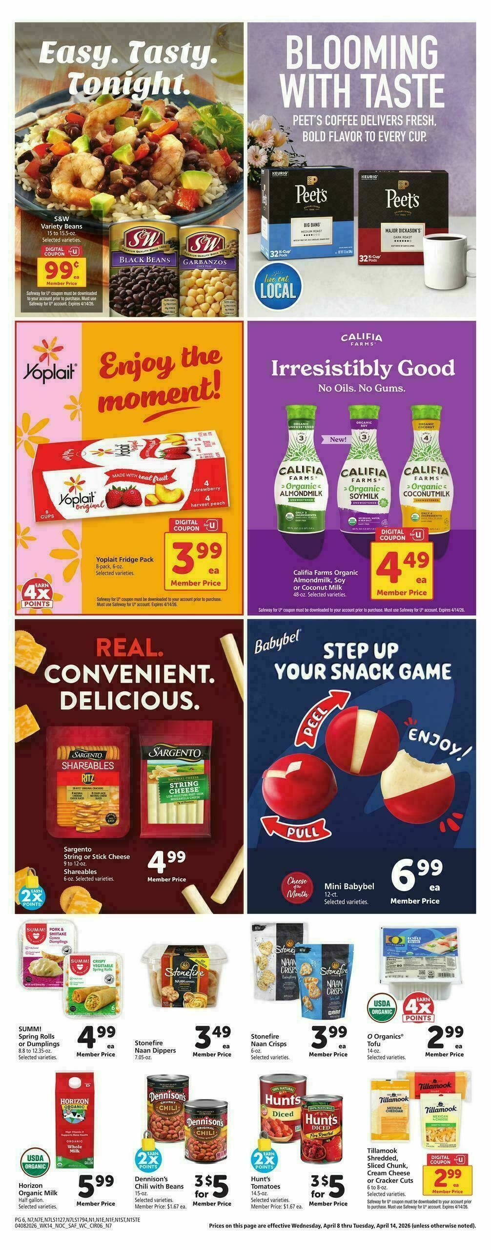 Safeway Weekly Ad from April 8