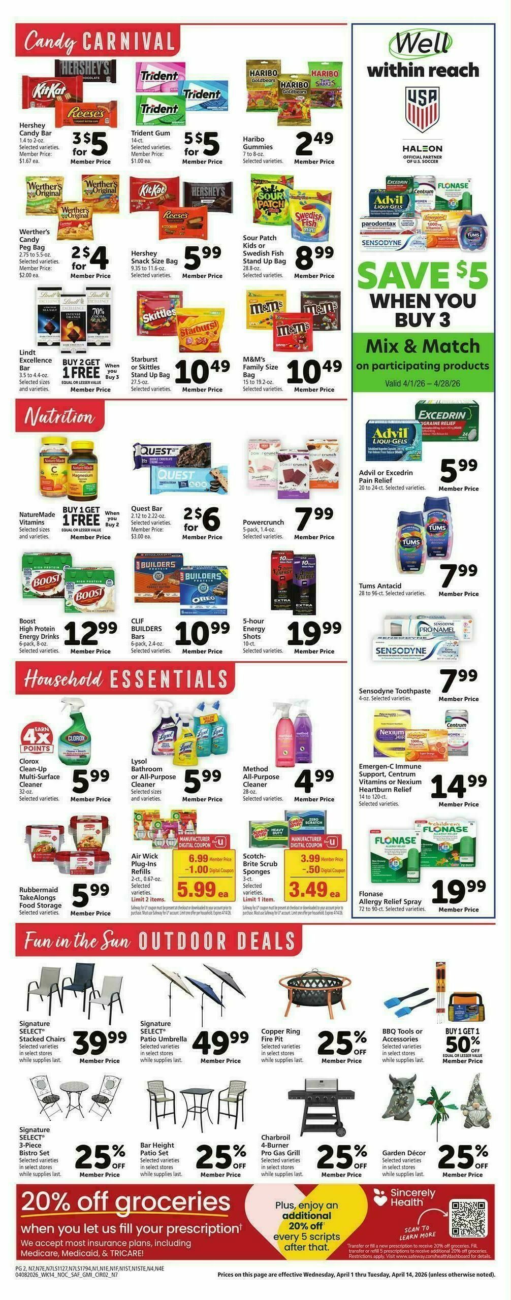 Safeway Weekly Ad from April 8