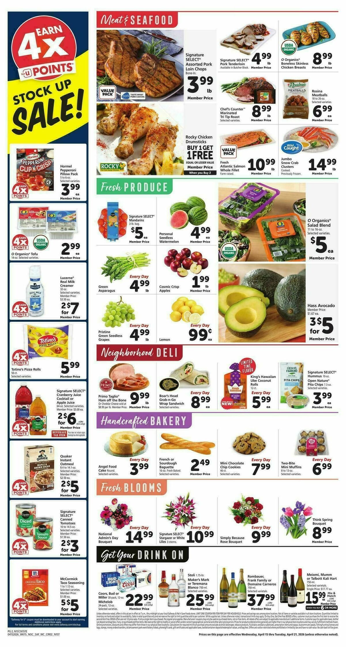 Safeway Weekly Ad from April 15