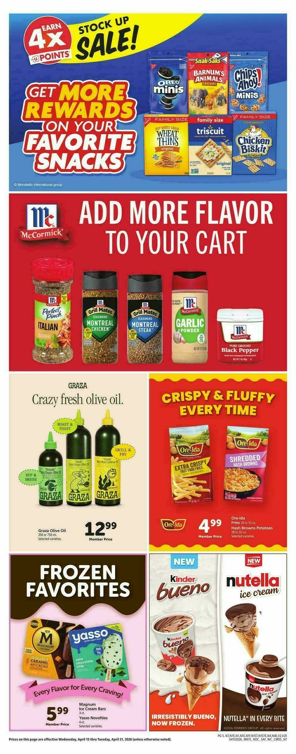 Safeway Weekly Ad from April 15