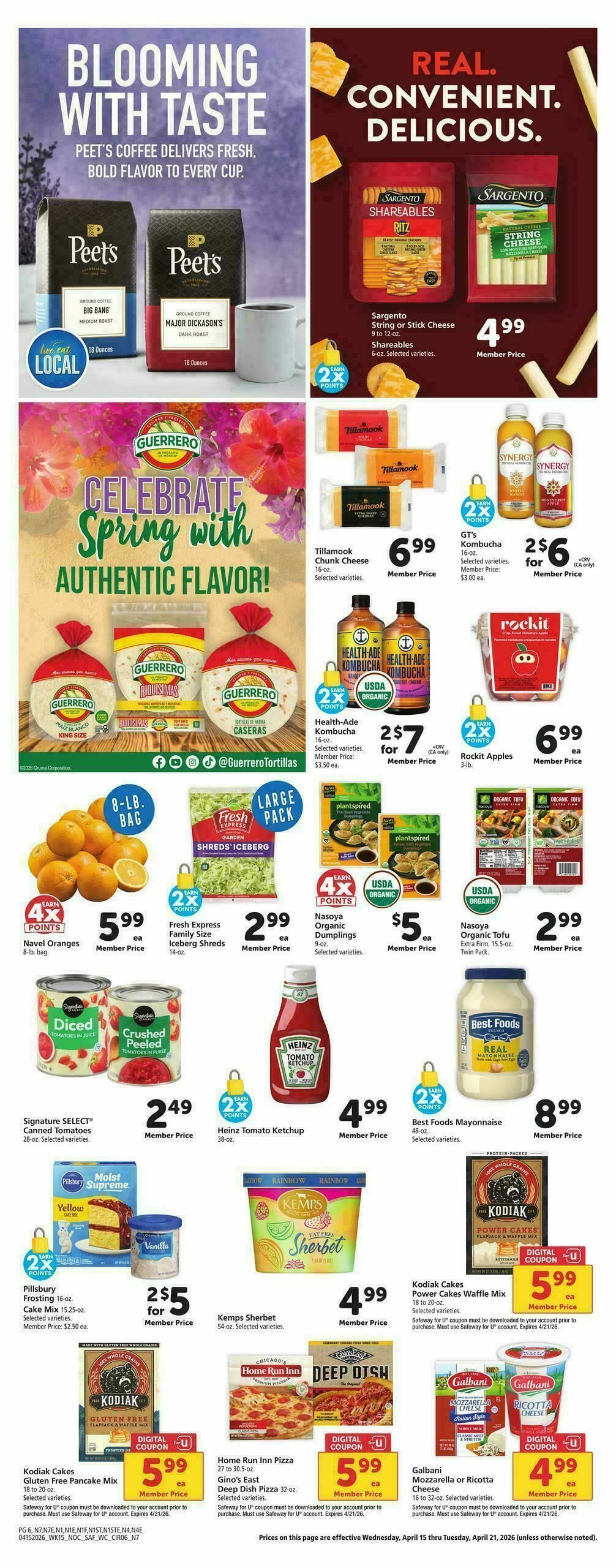 Safeway Weekly Ad from April 15