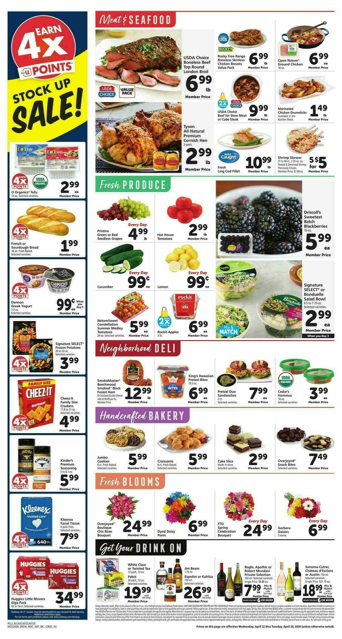 Safeway Weekly Ad from April 22
