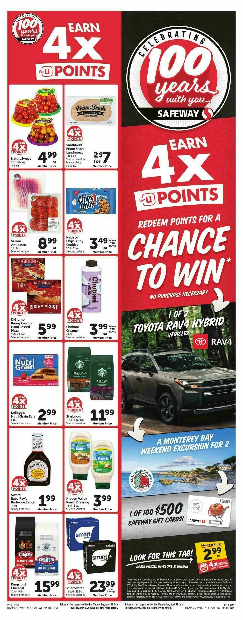 Safeway Weekly Ad from April 29