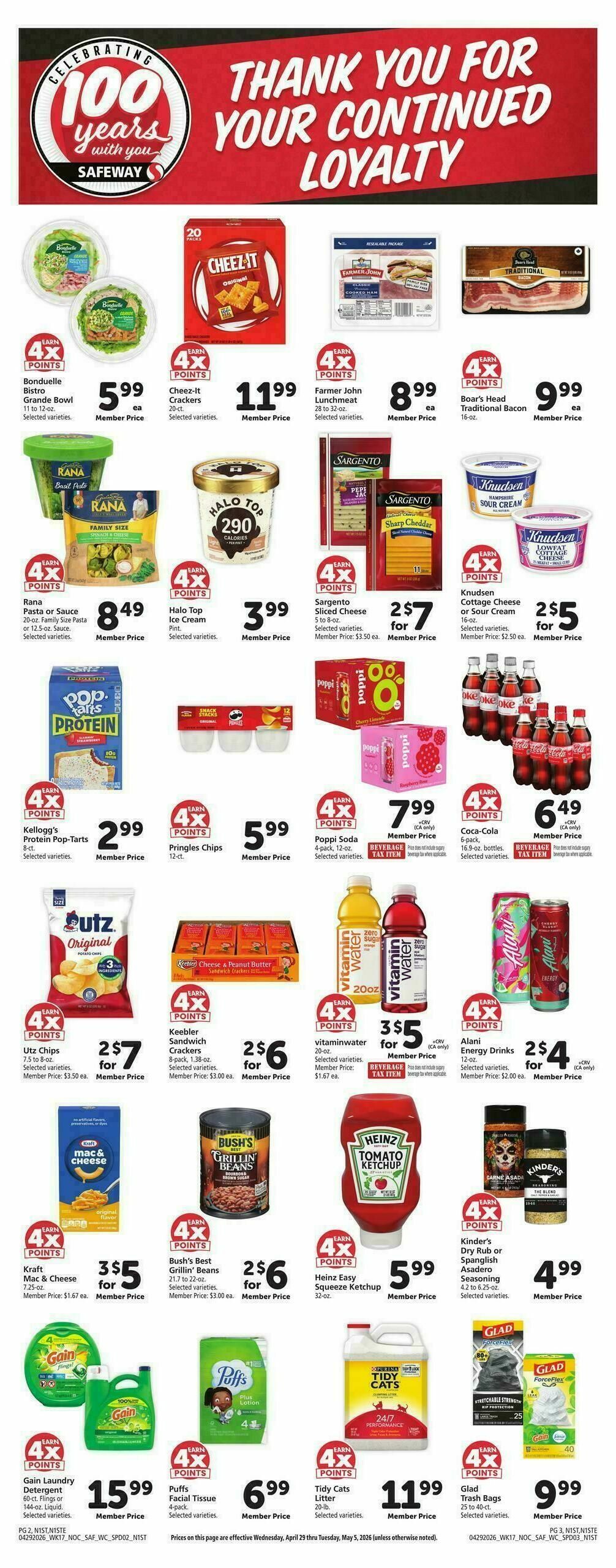 Safeway Weekly Ad from April 29