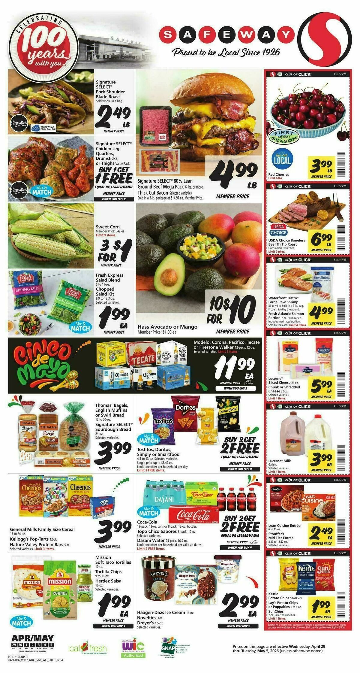 Safeway Weekly Ad from April 29