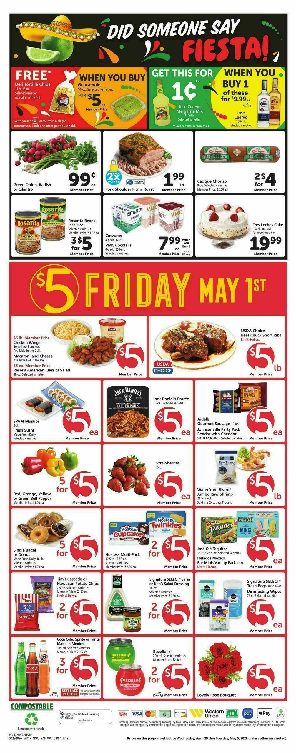 Safeway Weekly Ad from April 29
