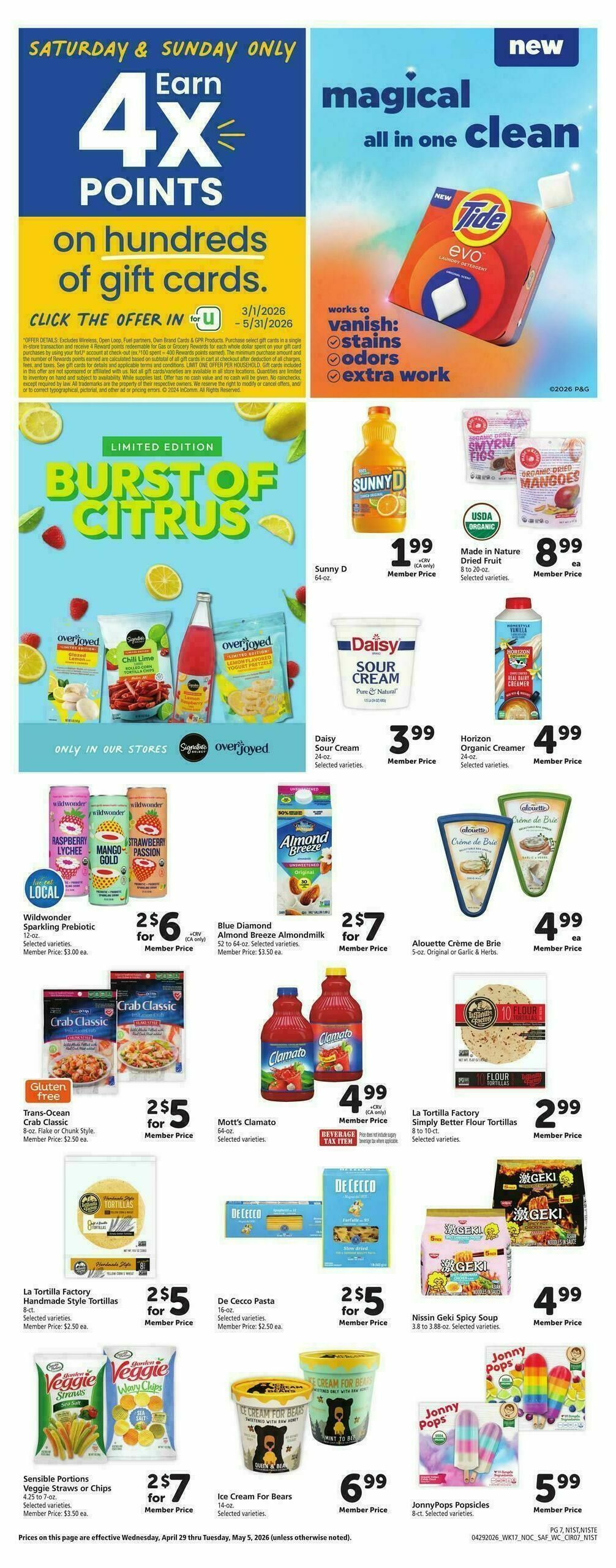 Safeway Weekly Ad from April 29