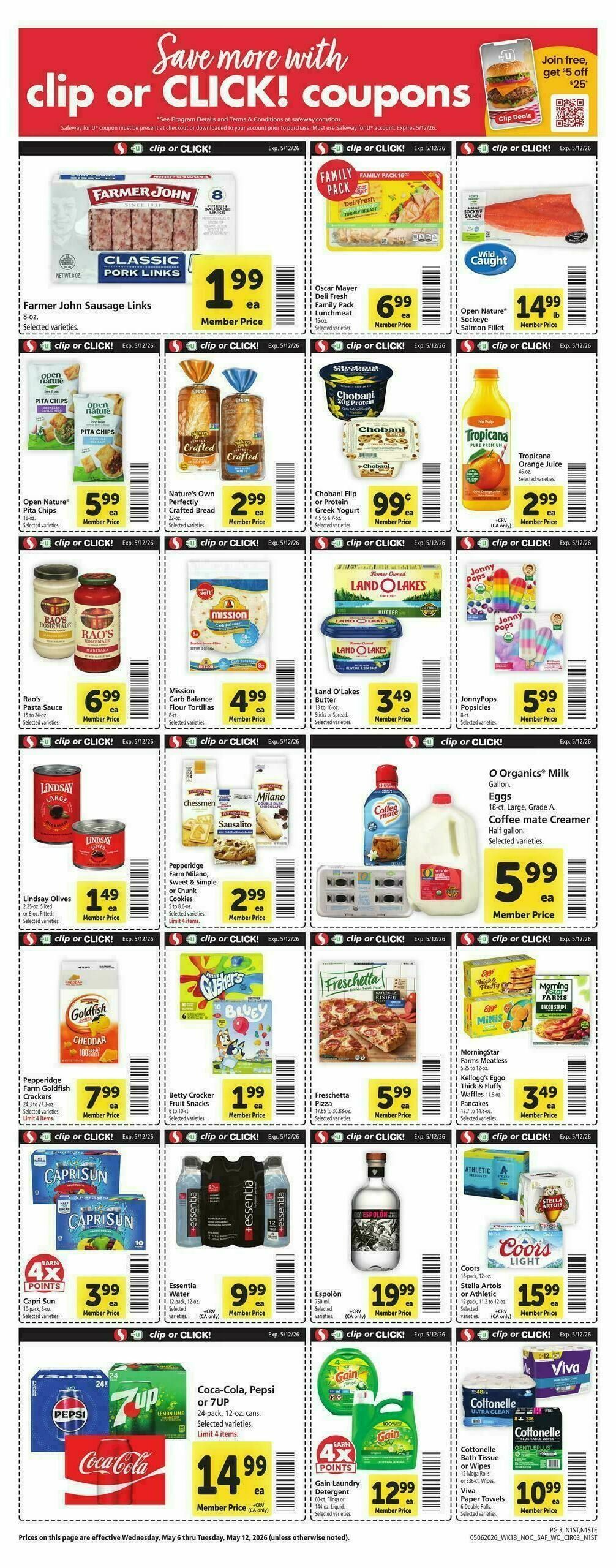 Safeway Weekly Ad from May 6
