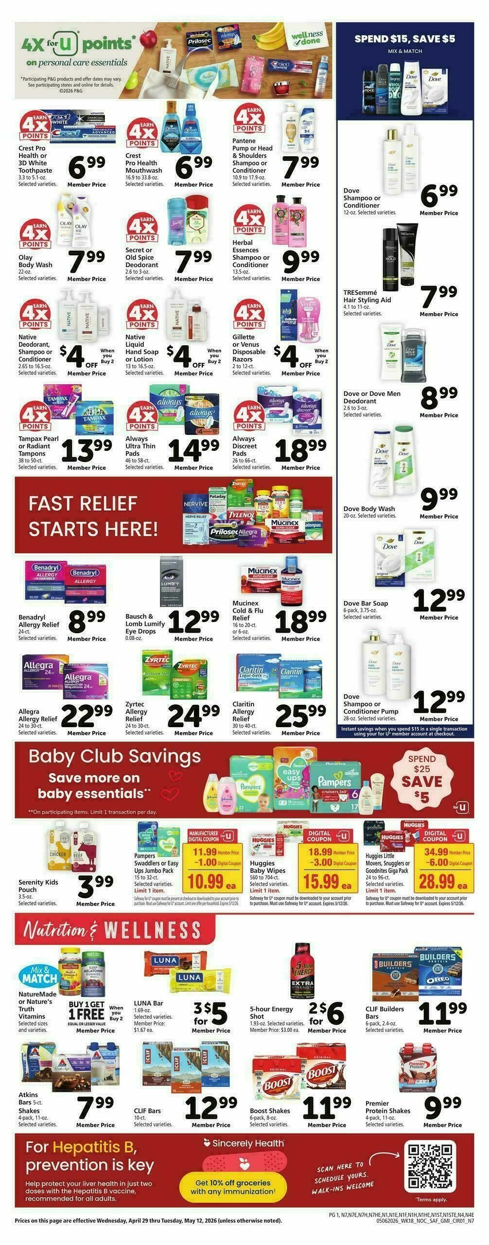 Safeway Weekly Ad from May 6