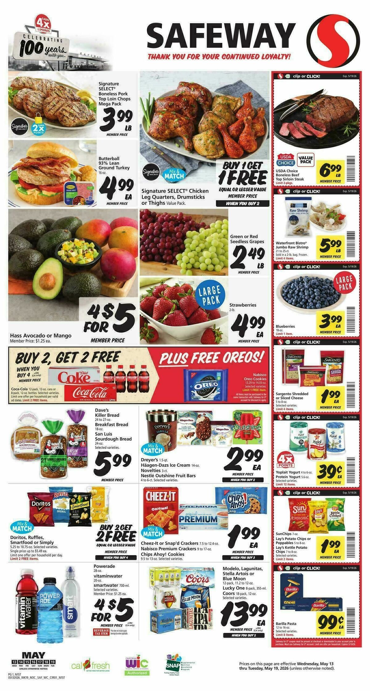 Safeway Weekly Ad from May 13