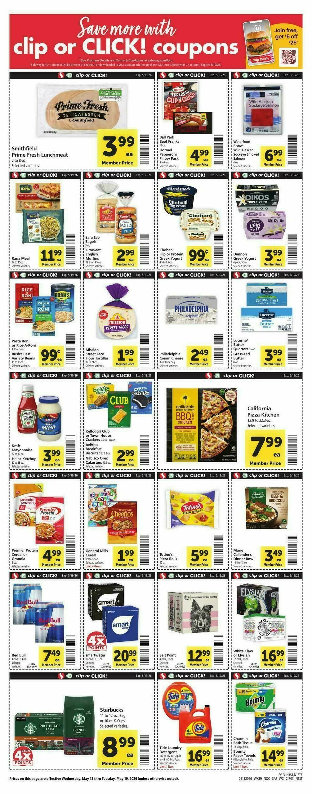 Safeway Weekly Ad from May 13
