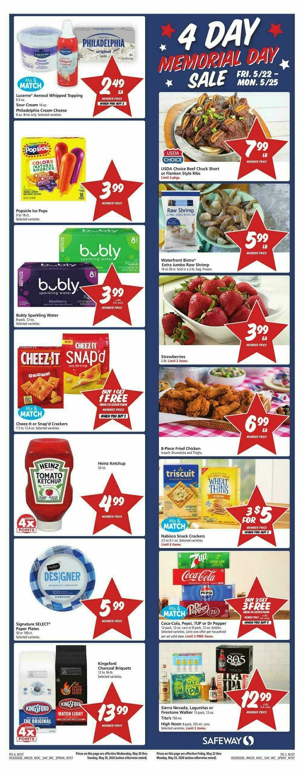 Safeway Weekly Ad from May 20