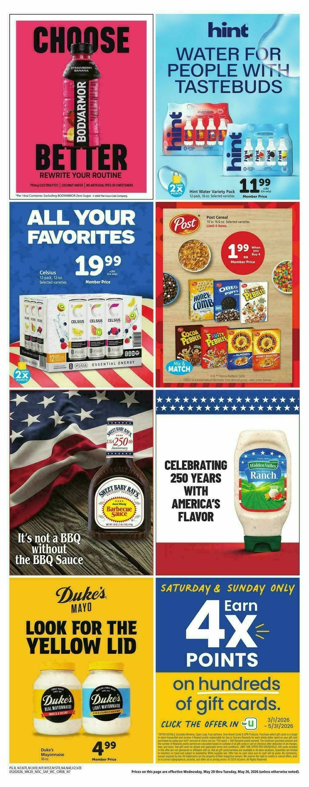 Safeway Weekly Ad from May 20