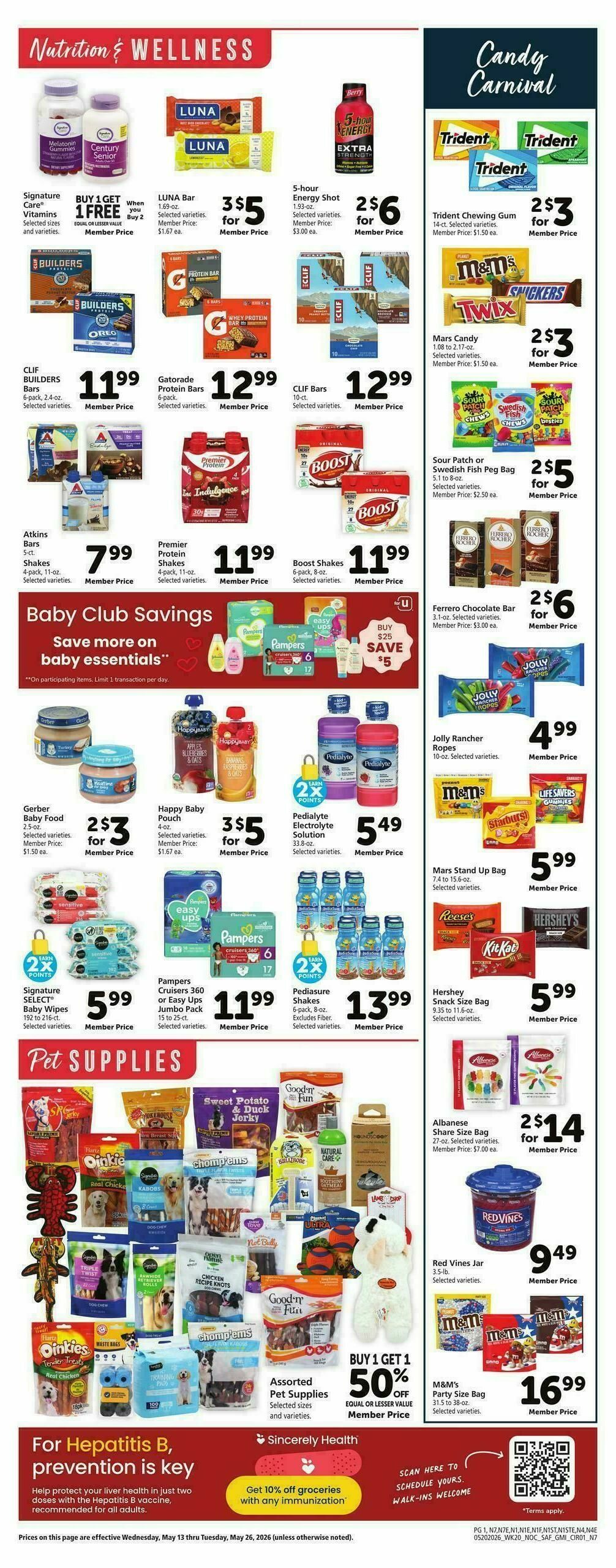 Safeway Weekly Ad from May 20