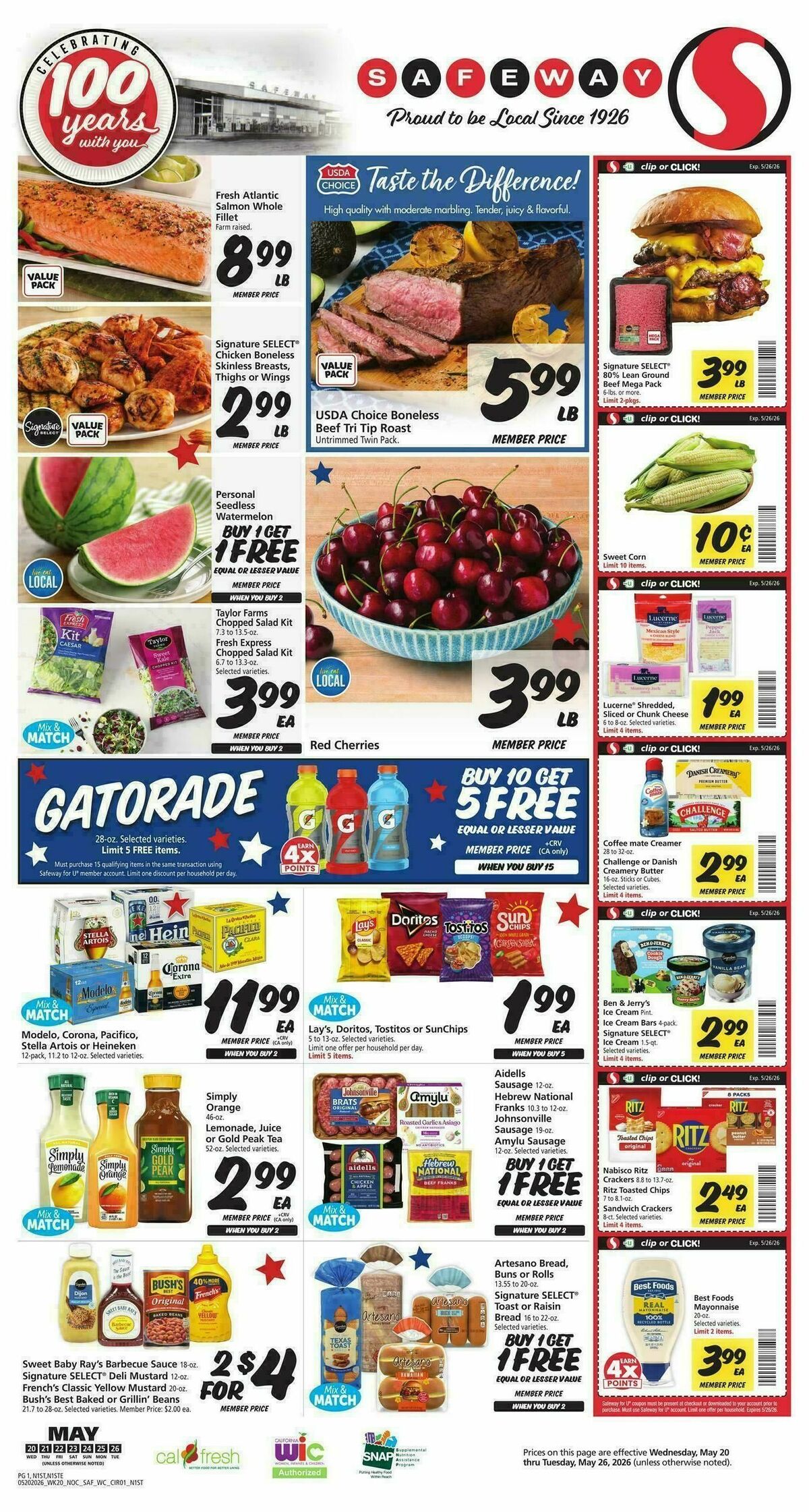 Safeway Weekly Ad from May 20