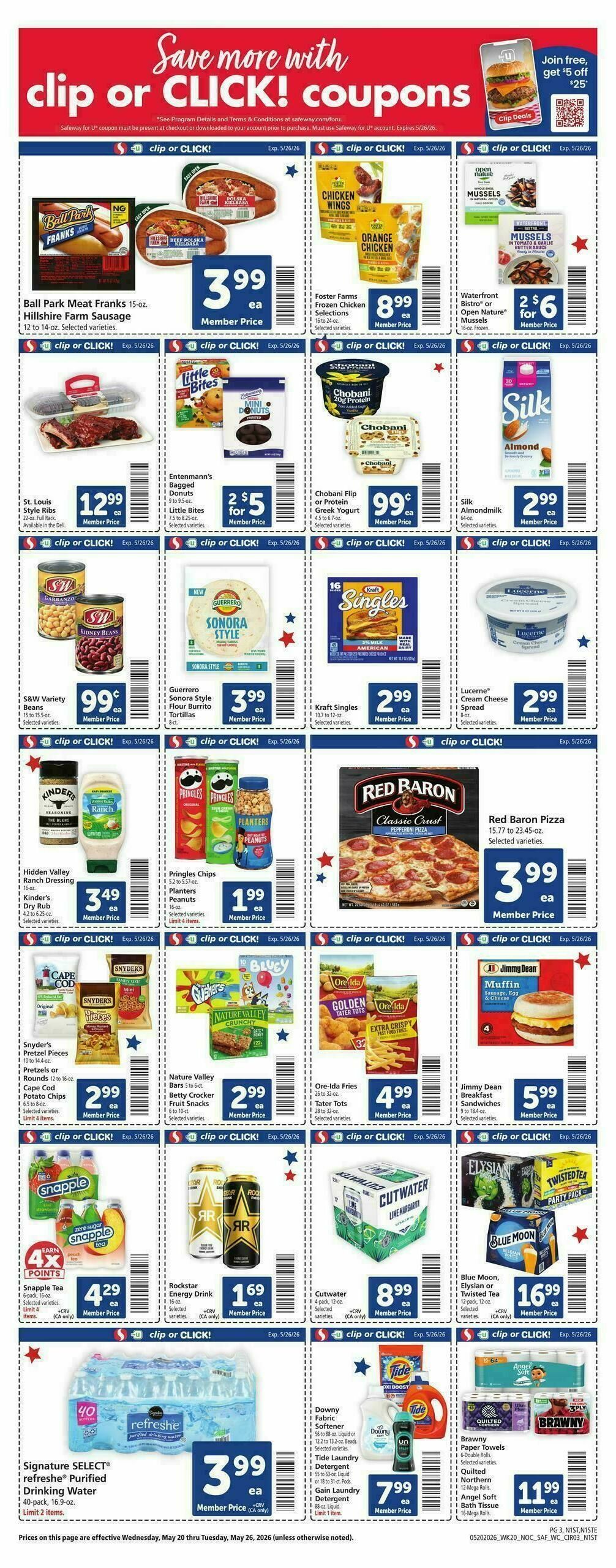 Safeway Weekly Ad from May 20