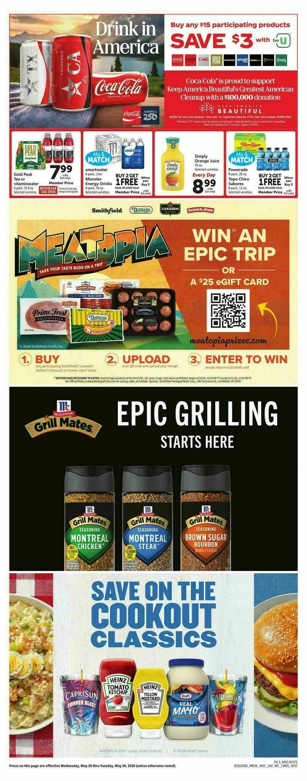 Safeway Weekly Ad from May 20