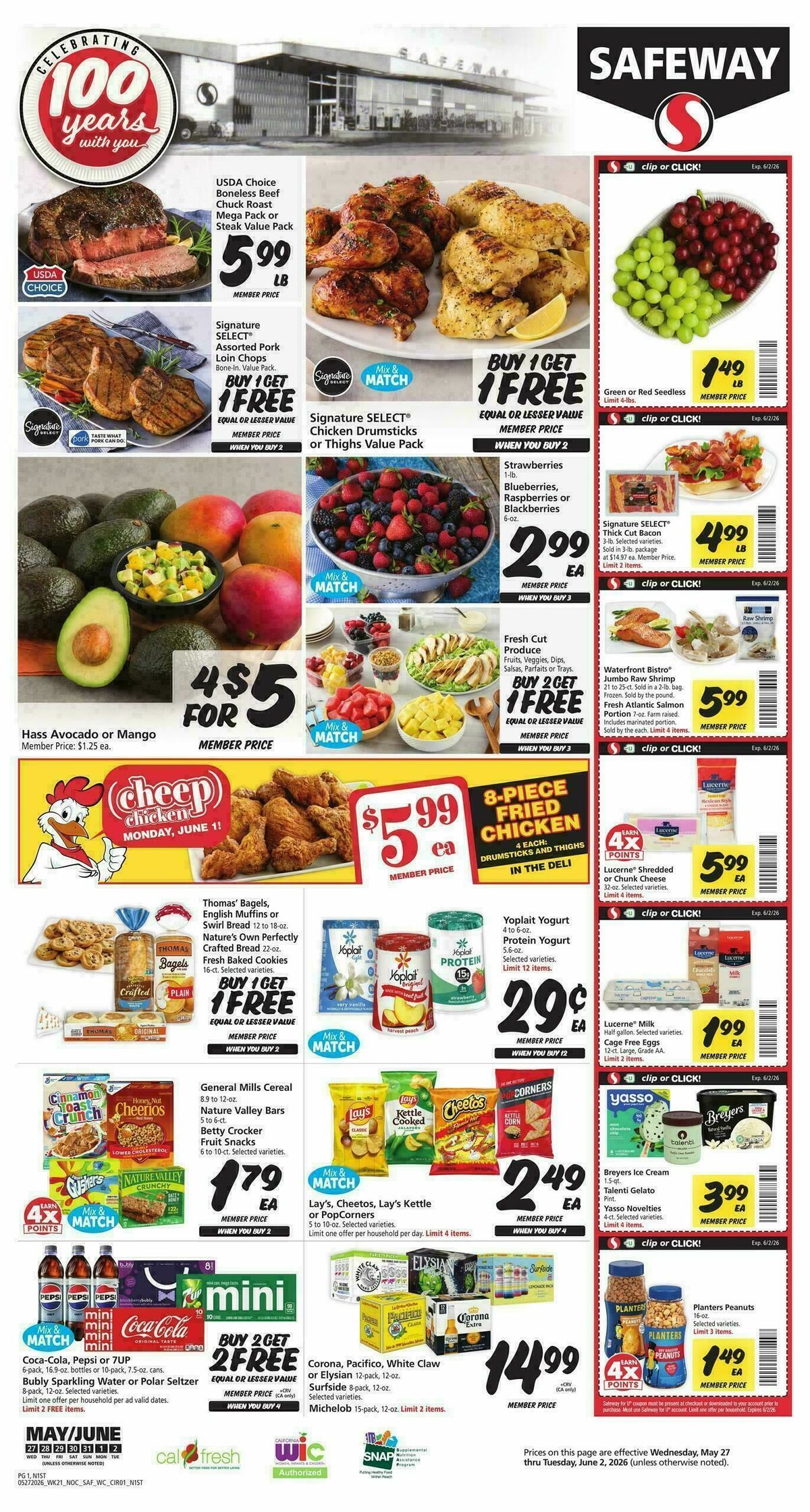 Safeway Weekly Ad from May 27