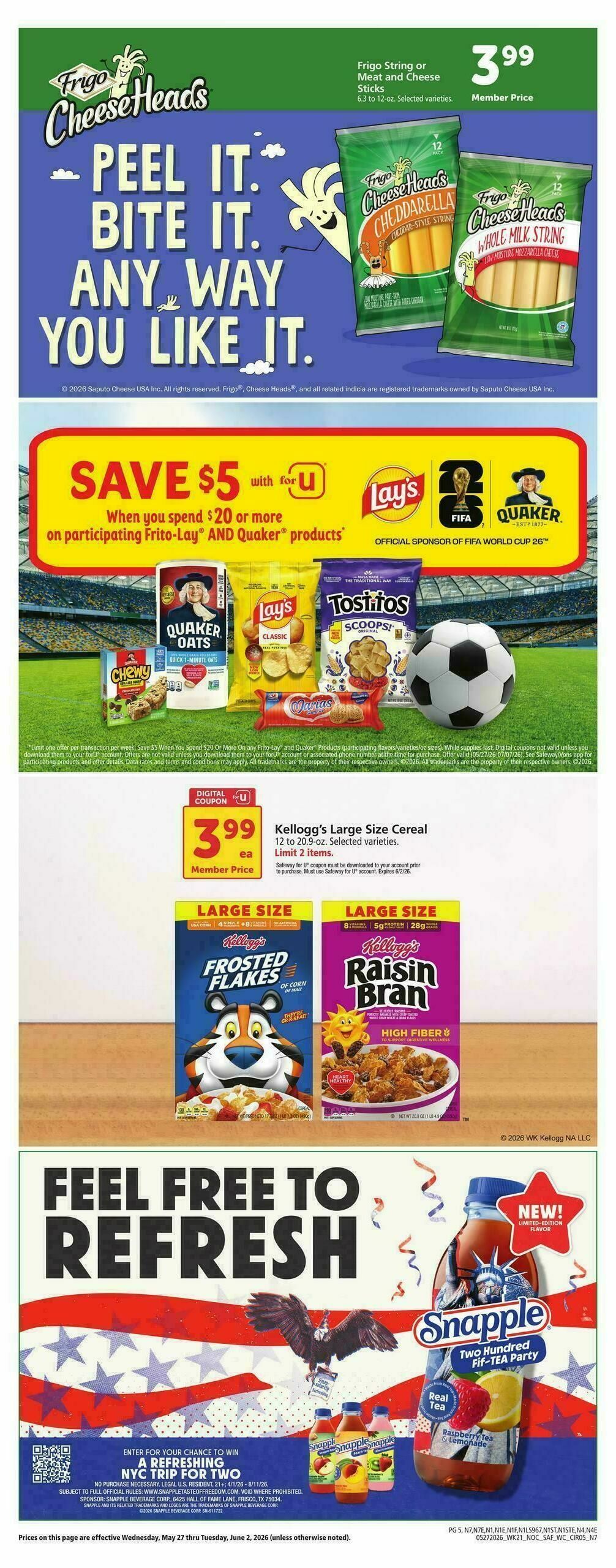 Safeway Weekly Ad from May 27