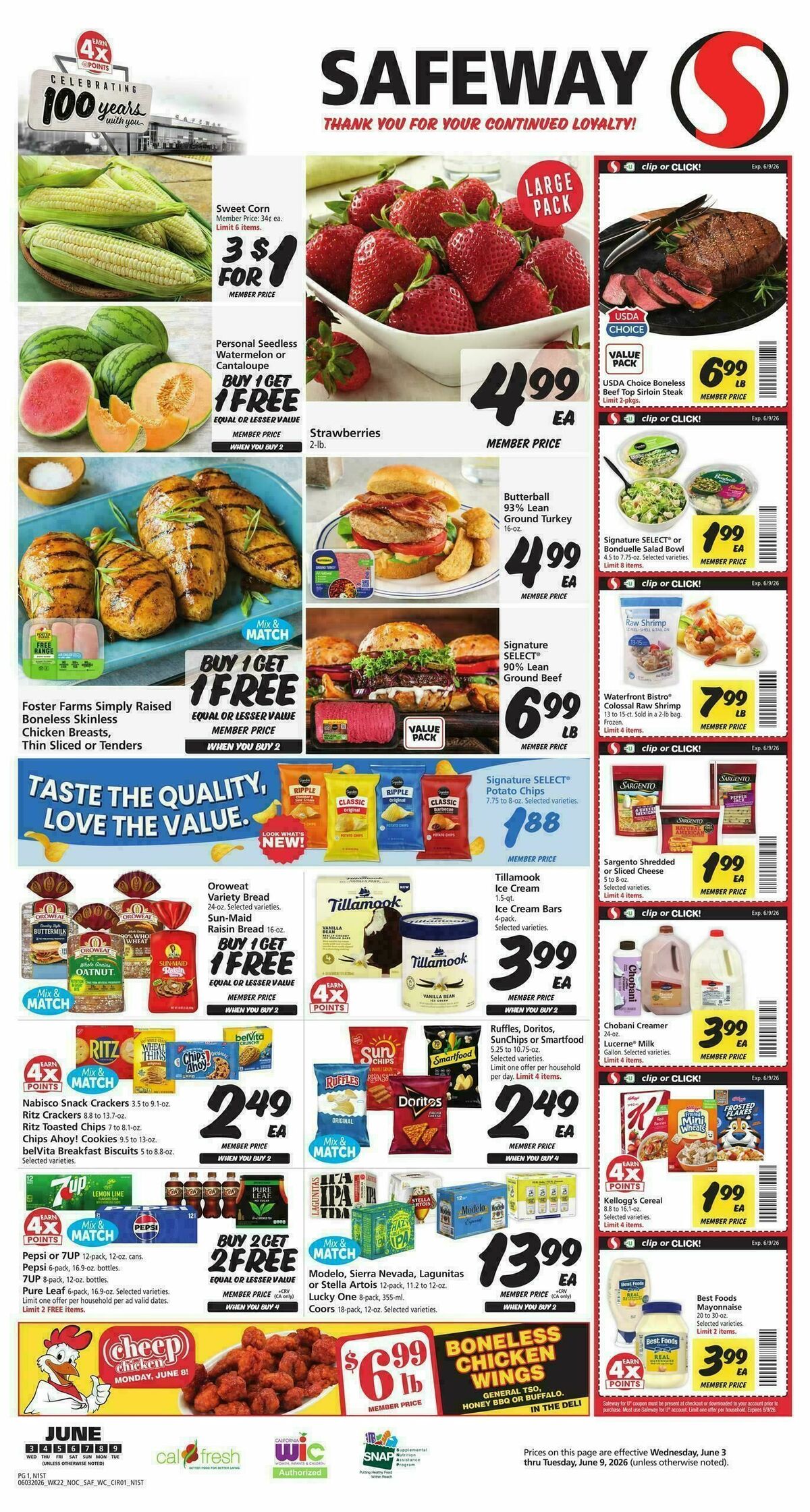 Safeway Weekly Ad from June 3