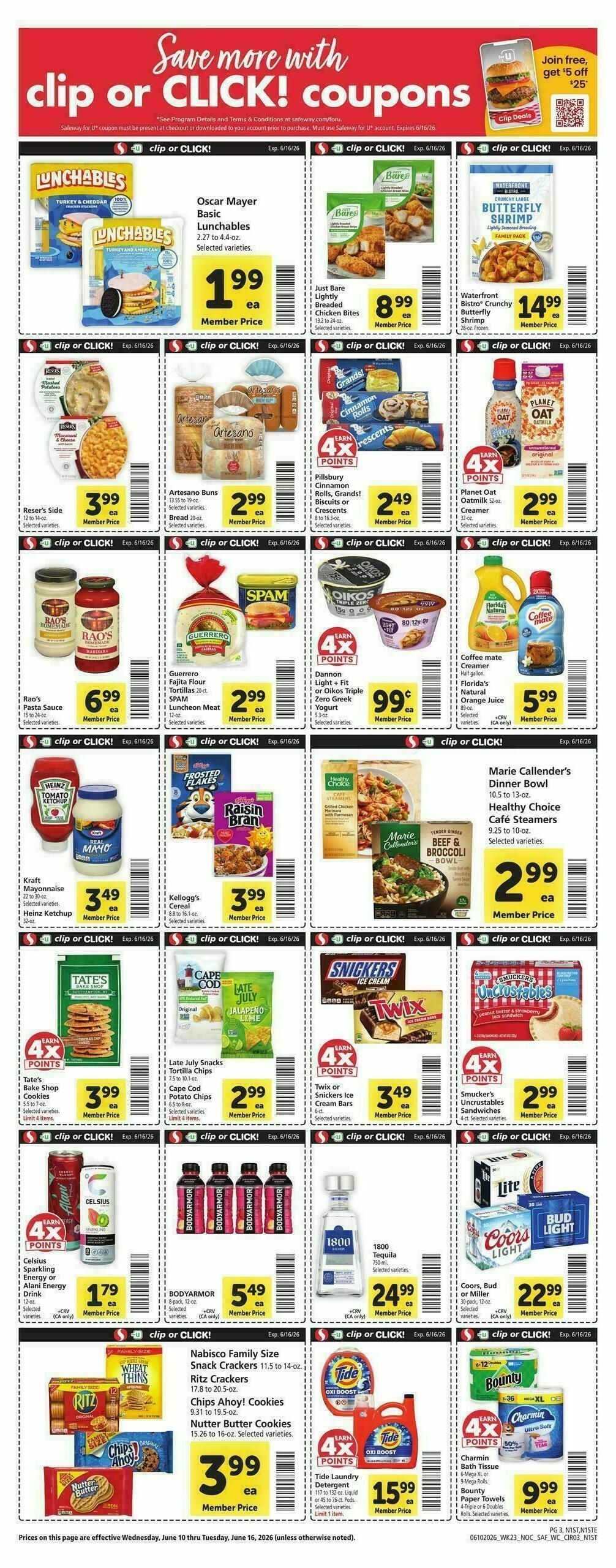 Safeway Weekly Ad from June 10