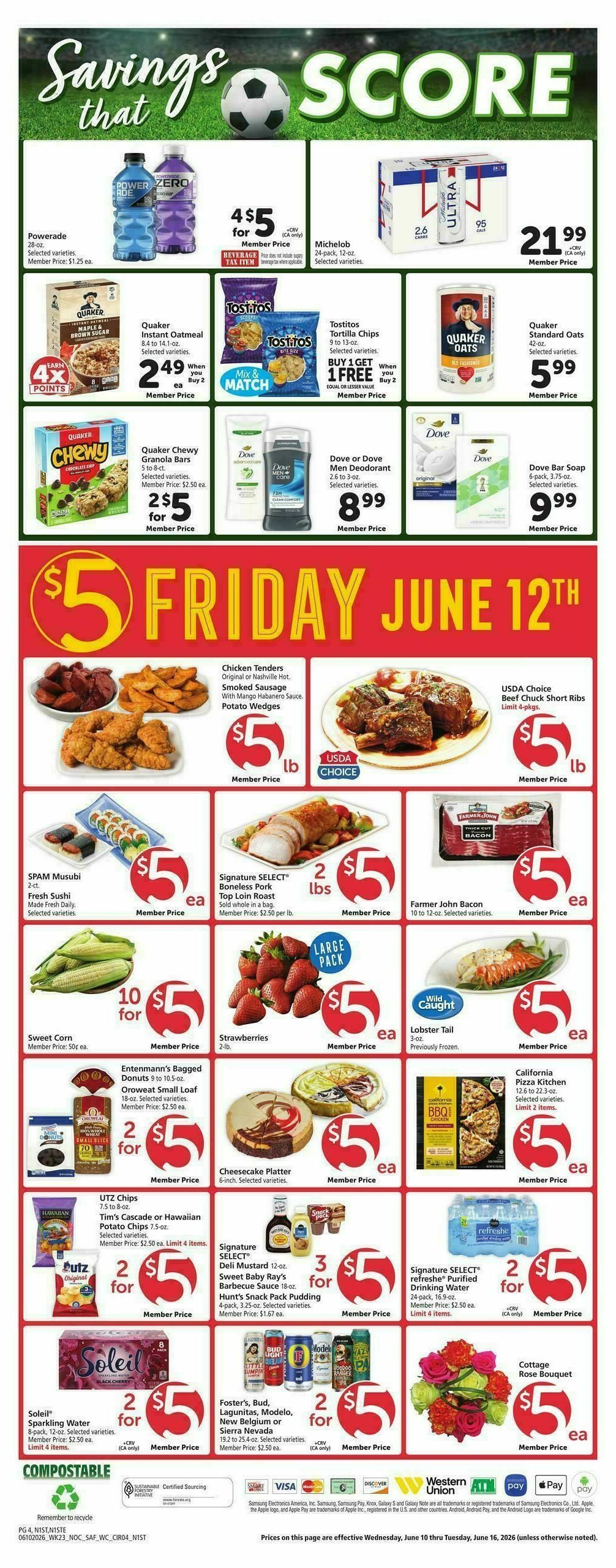 Safeway Weekly Ad from June 10