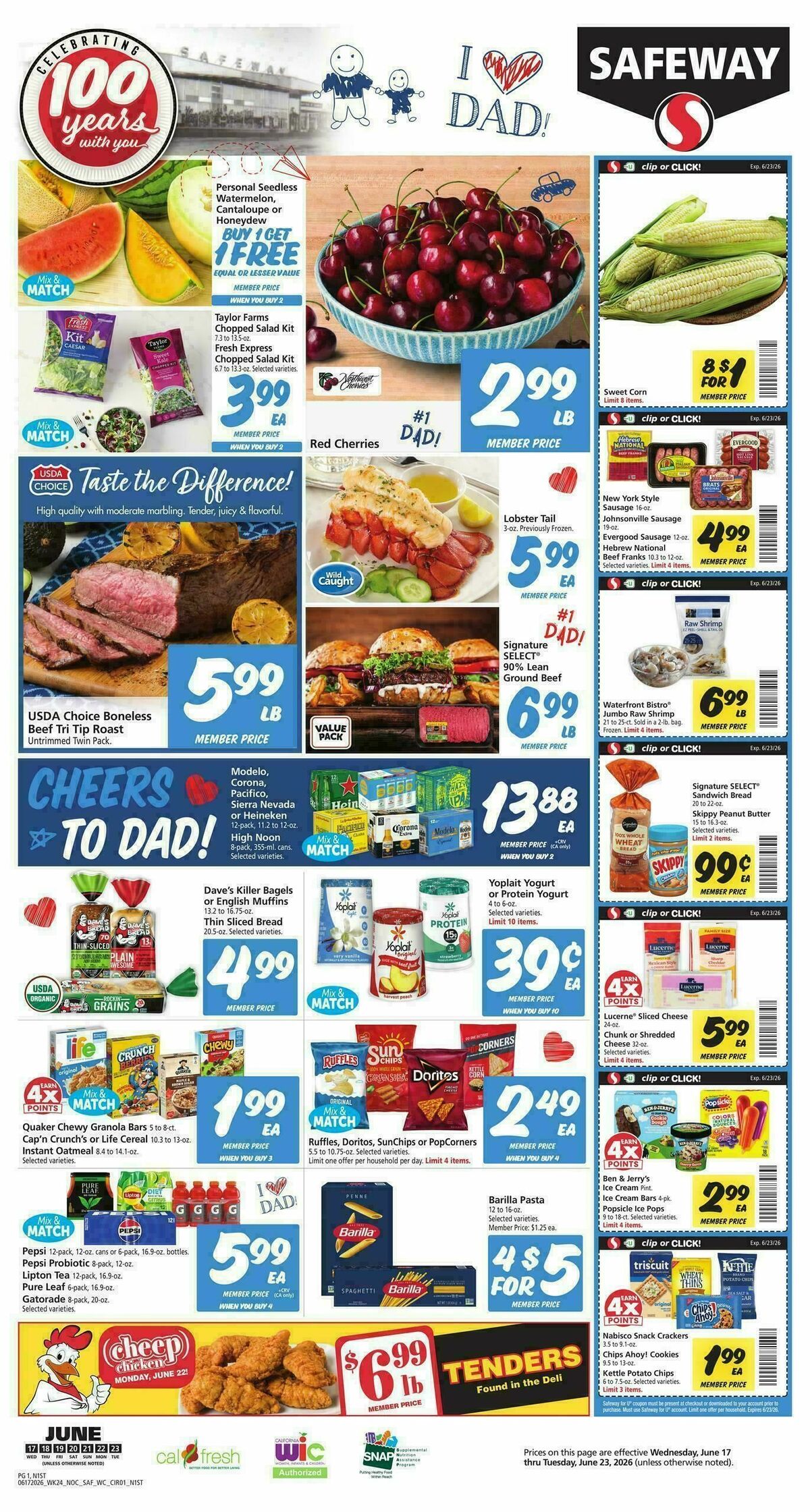 Safeway Weekly Ad from June 17