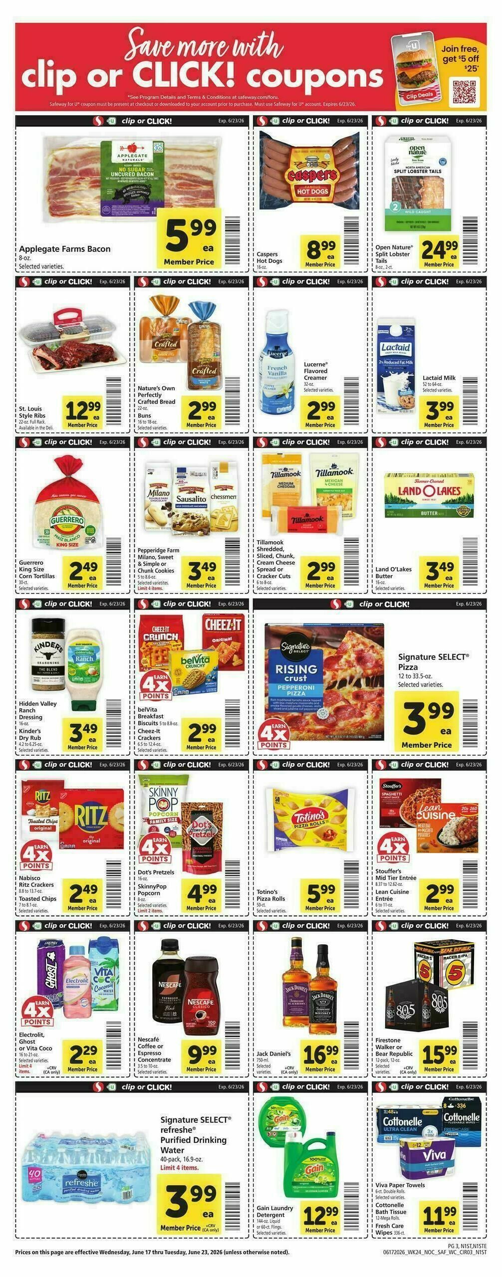 Safeway Weekly Ad from June 17