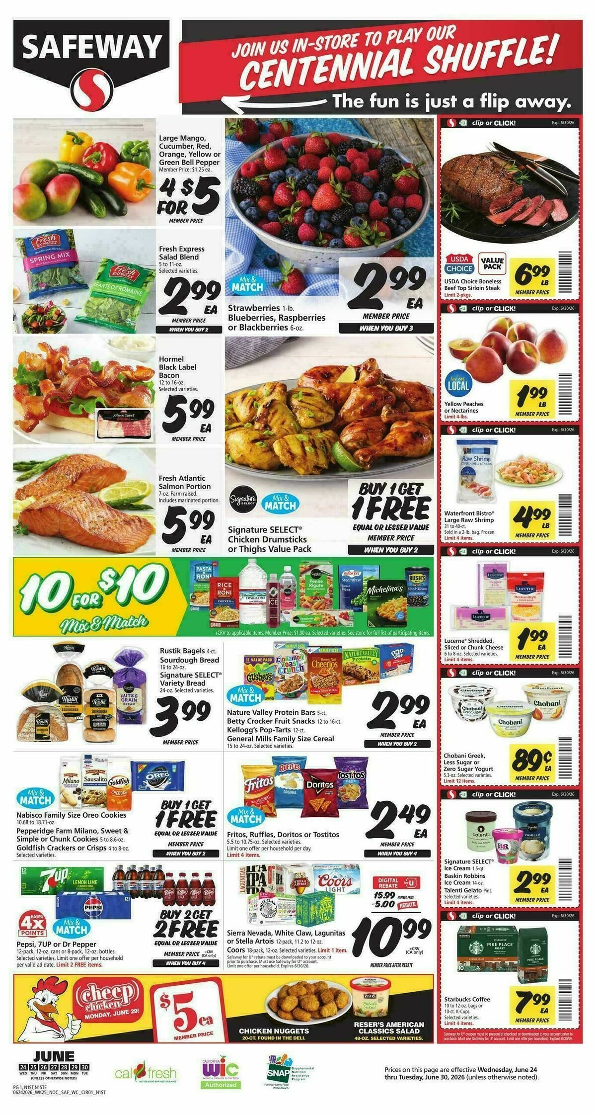 Safeway Weekly Ad from June 24