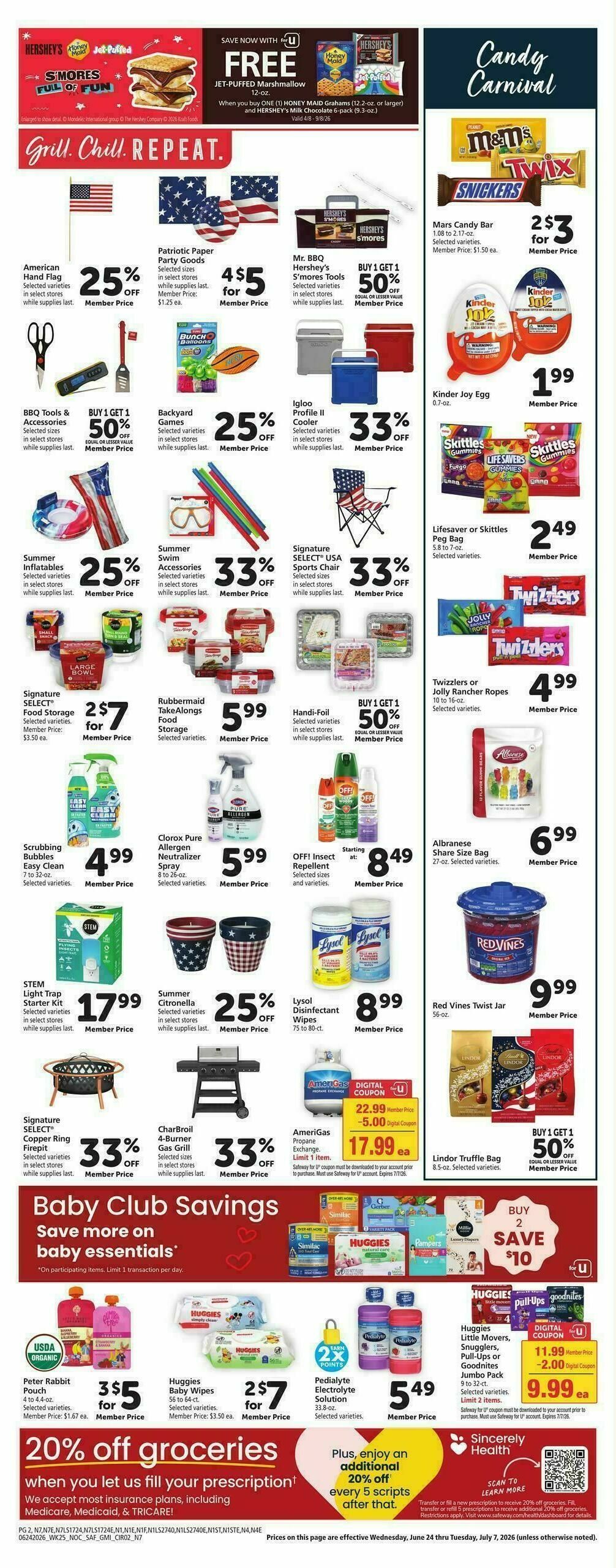 Safeway Weekly Ad from June 24
