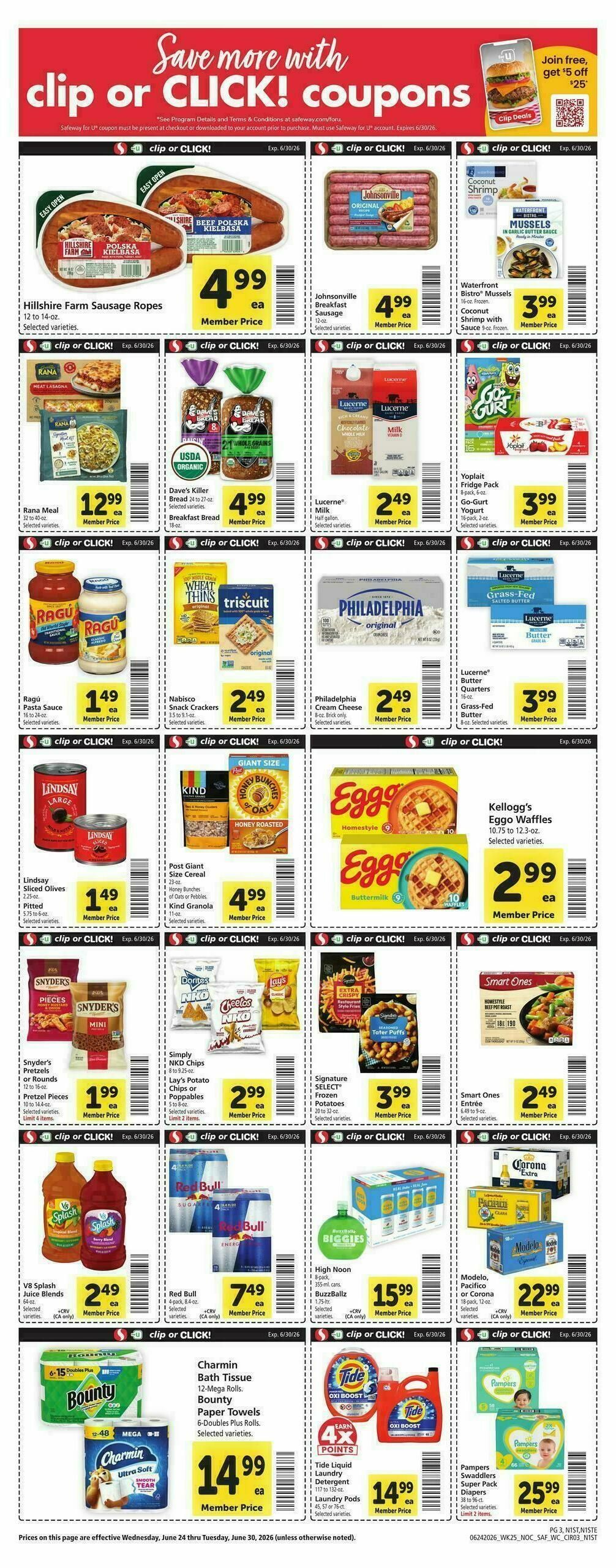 Safeway Weekly Ad from June 24