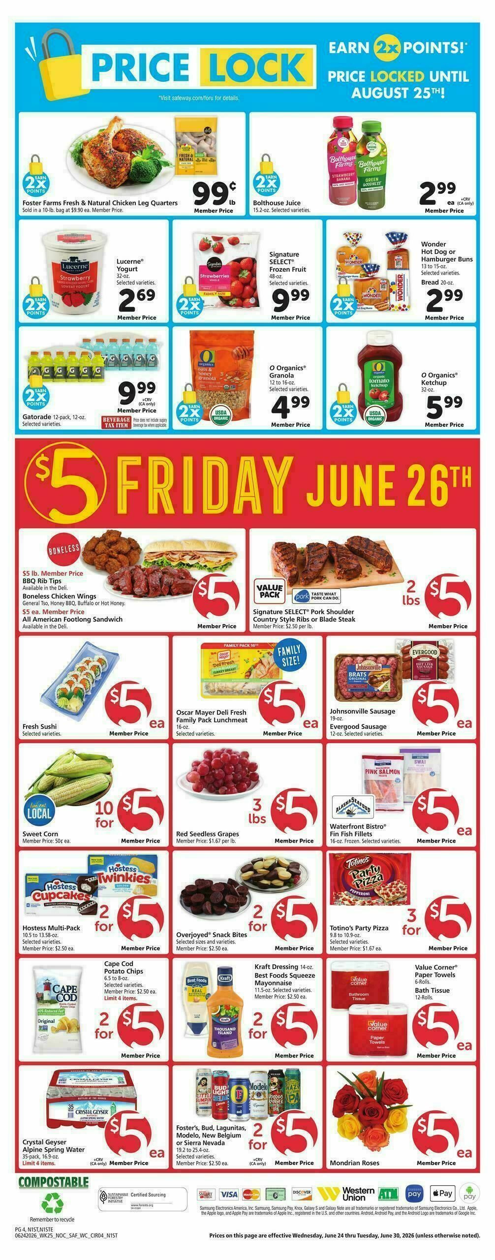 Safeway Weekly Ad from June 24