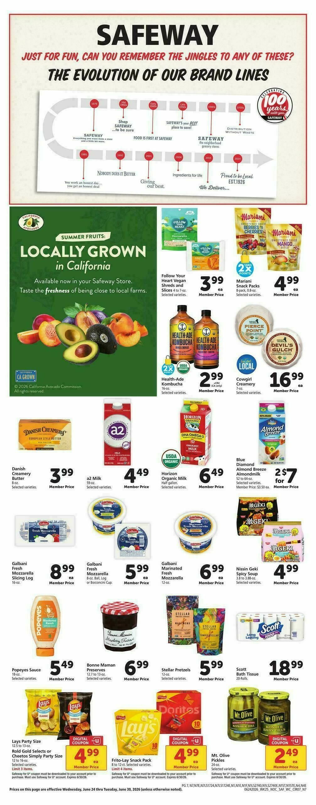 Safeway Weekly Ad from June 24