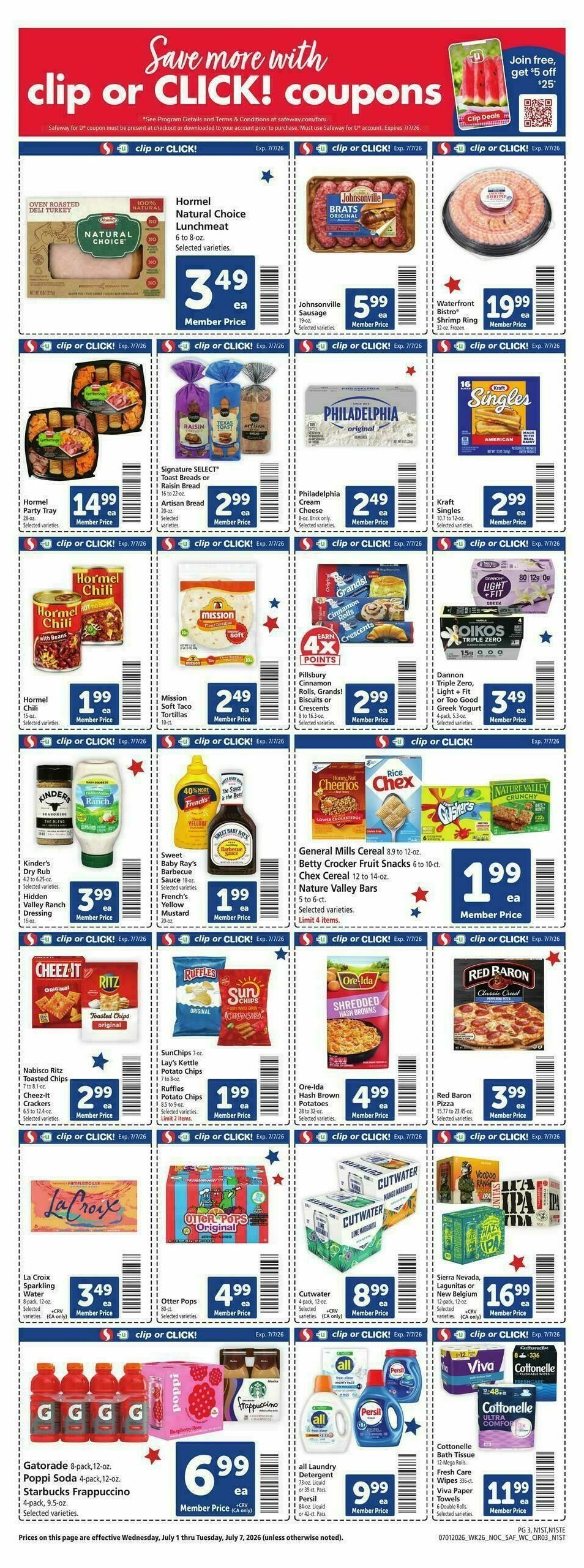 Safeway Weekly Ad from July 1
