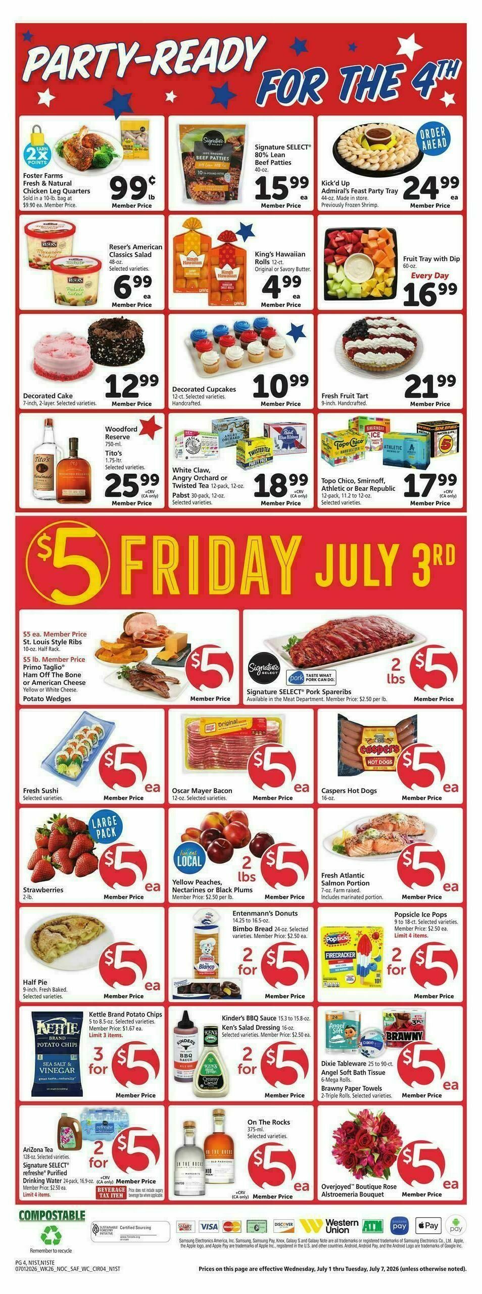 Safeway Weekly Ad from July 1