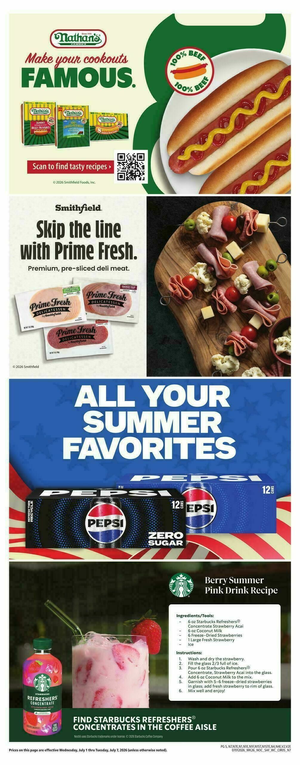Safeway Weekly Ad from July 1