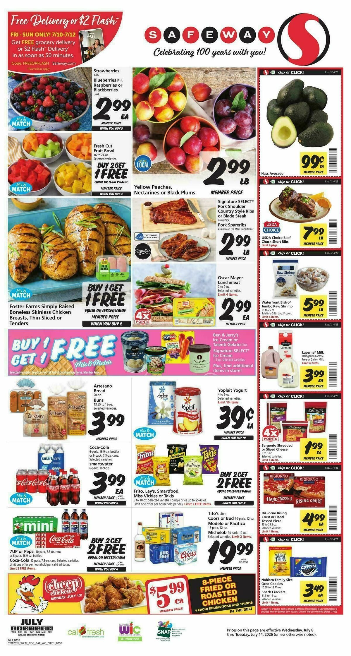 Safeway Weekly Ad from July 8