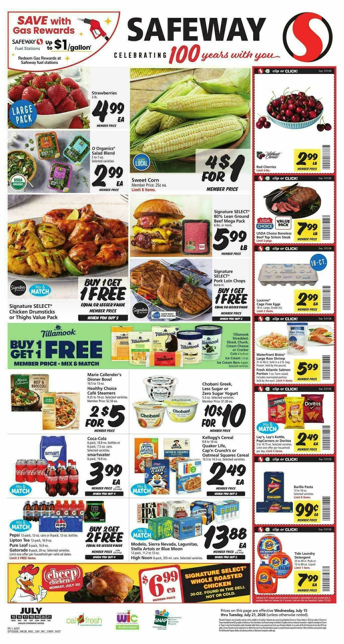 Safeway Weekly Ad from July 15