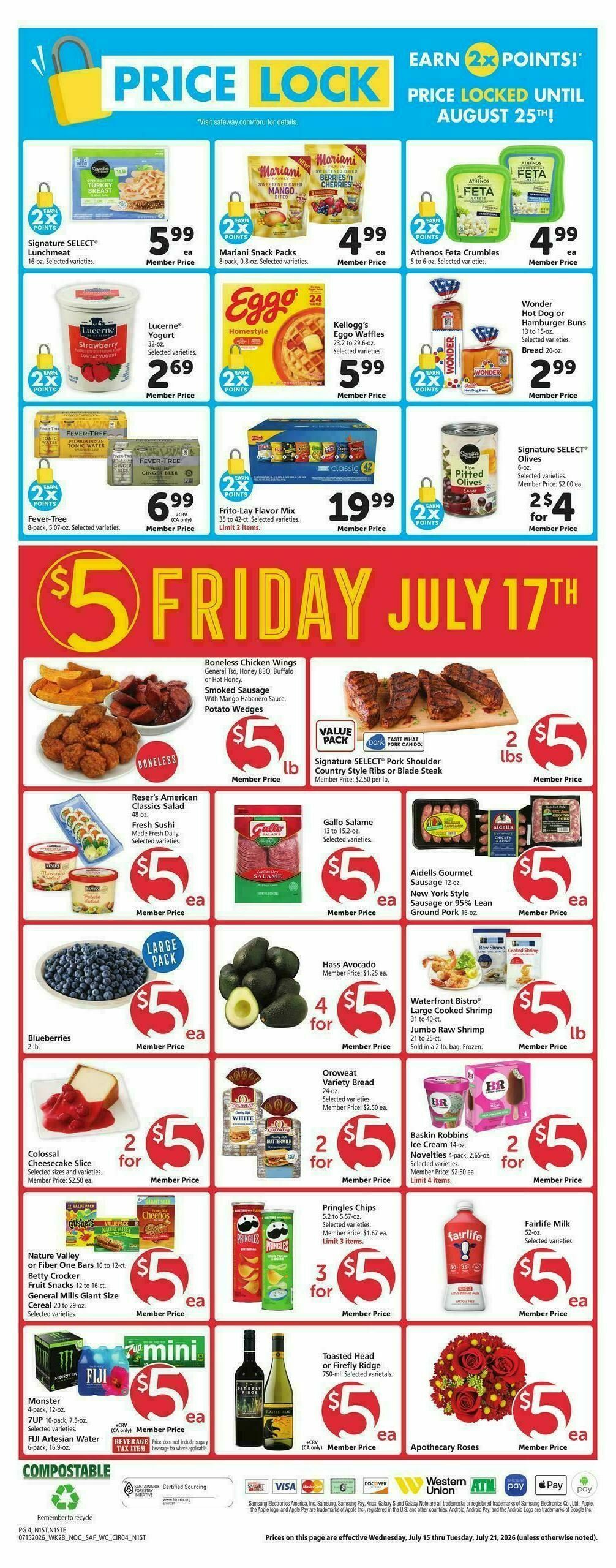Safeway Weekly Ad from July 15