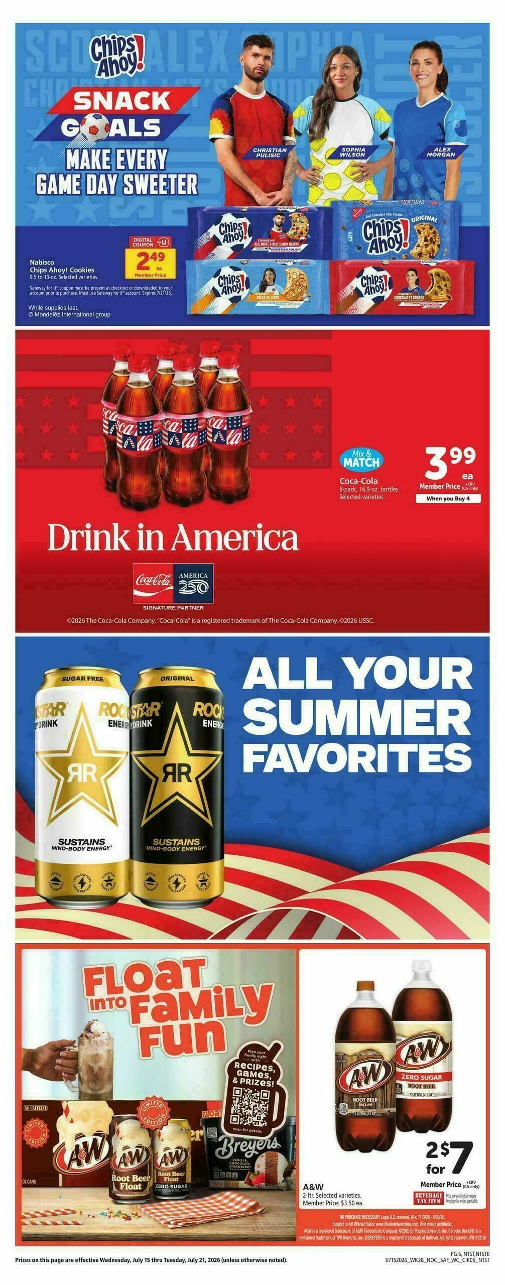 Safeway Weekly Ad from July 15