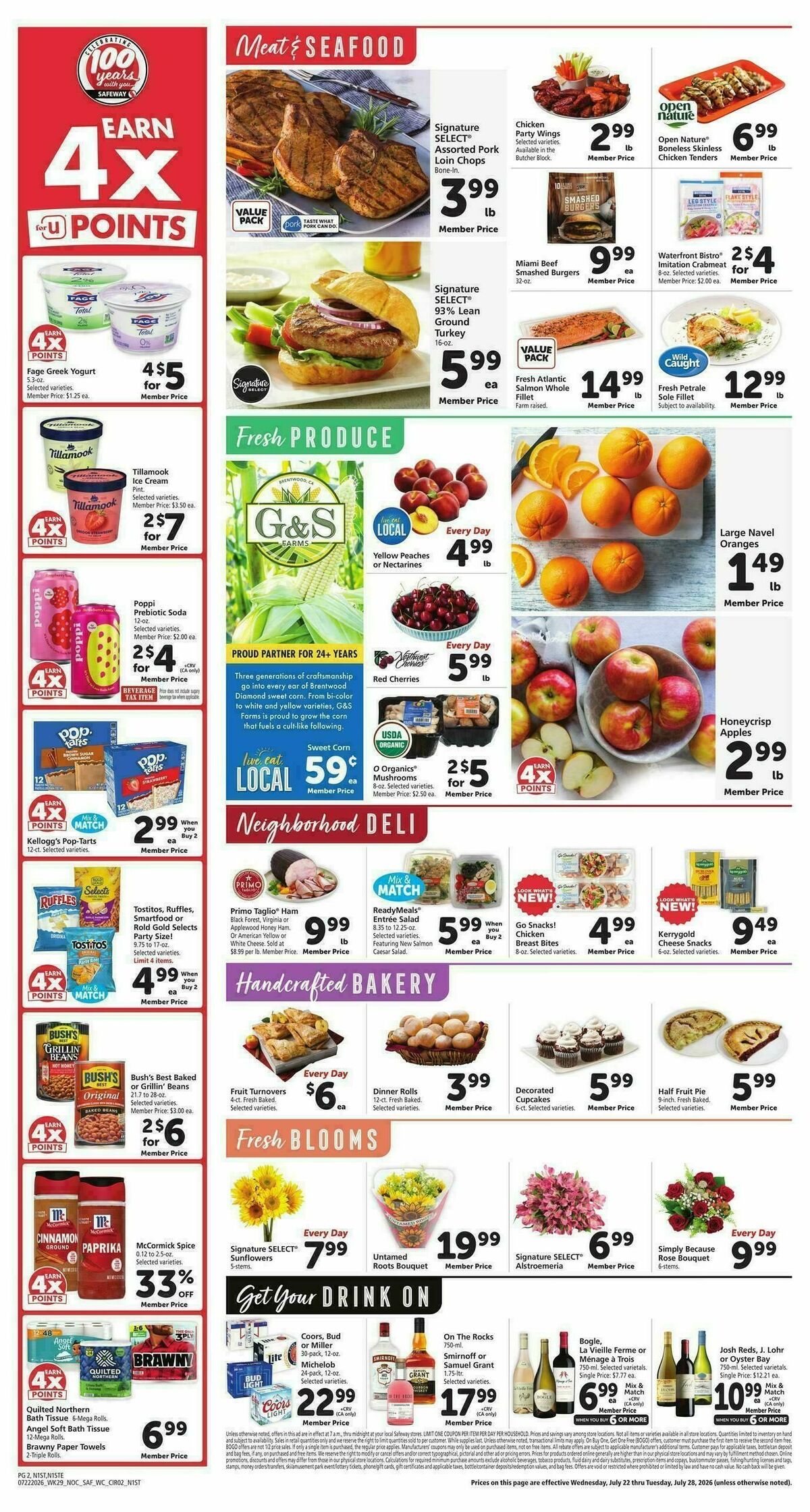 Safeway Weekly Ad from July 22