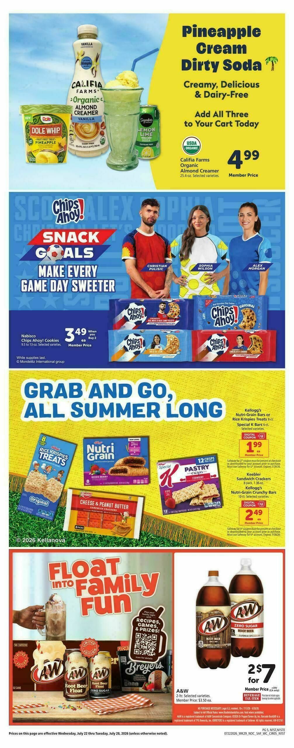 Safeway Weekly Ad from July 22