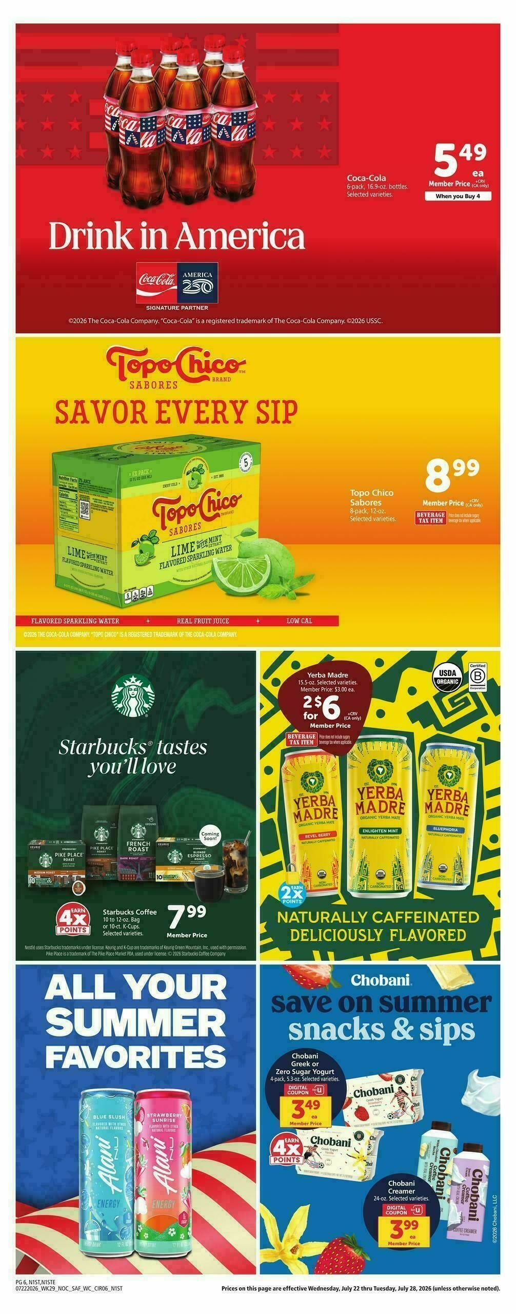 Safeway Weekly Ad from July 22