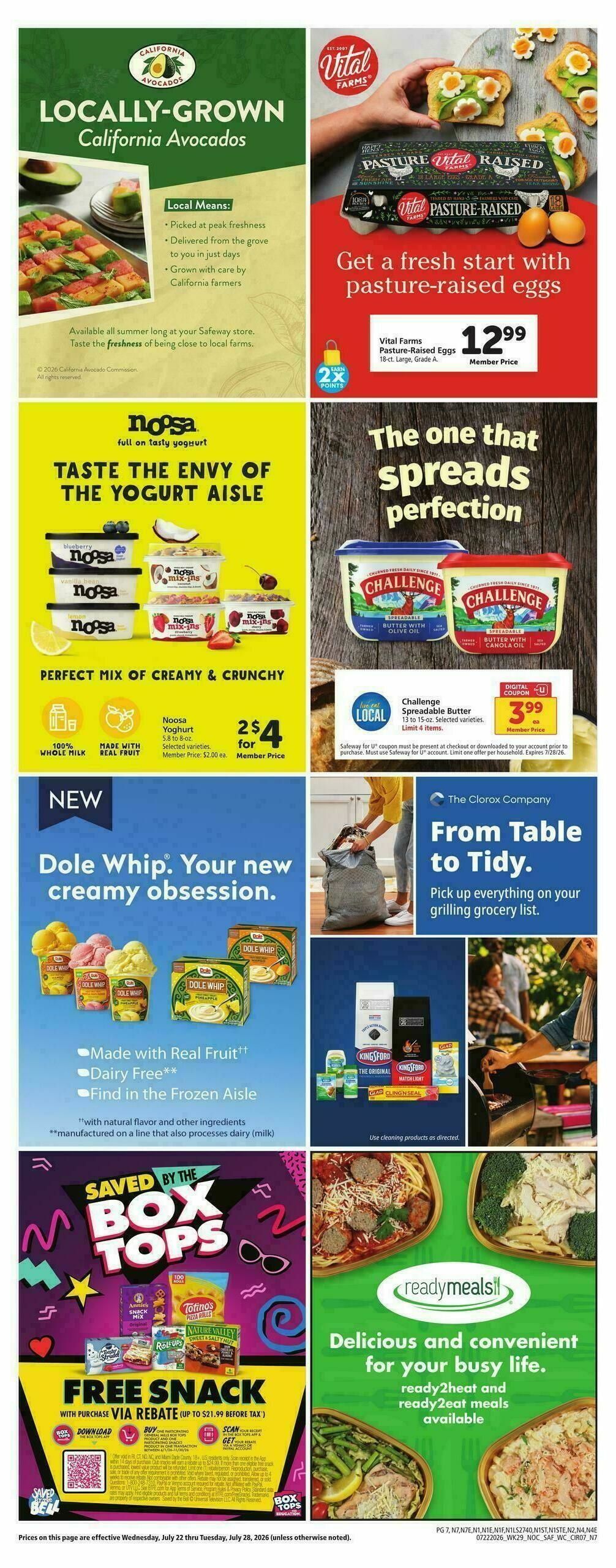 Safeway Weekly Ad from July 22