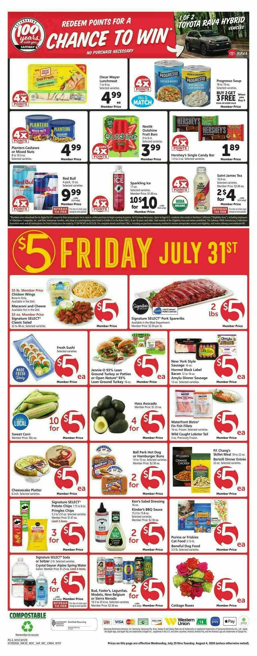 Safeway Weekly Ad from July 29