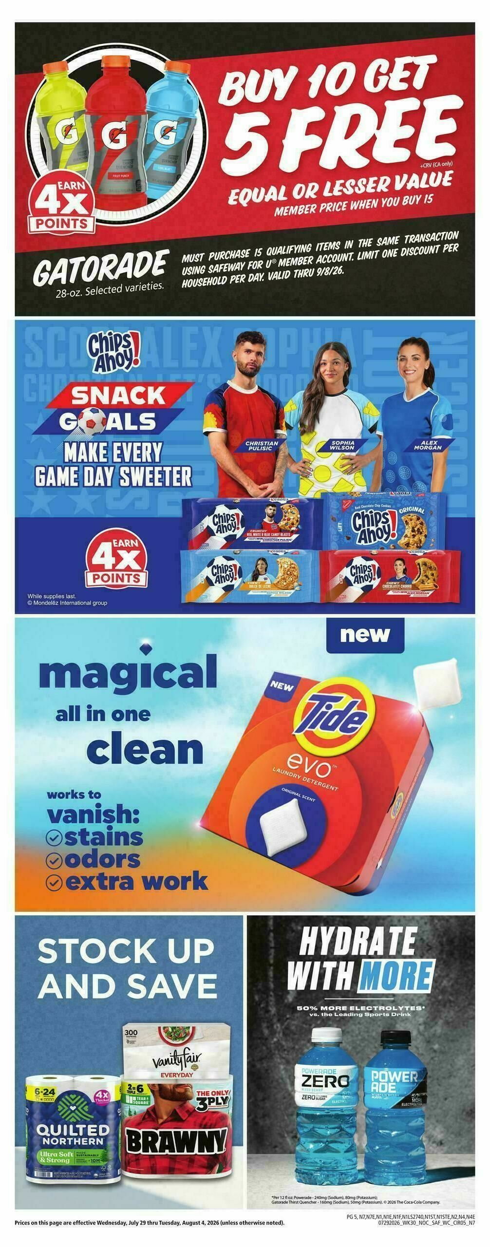 Safeway Weekly Ad from July 29