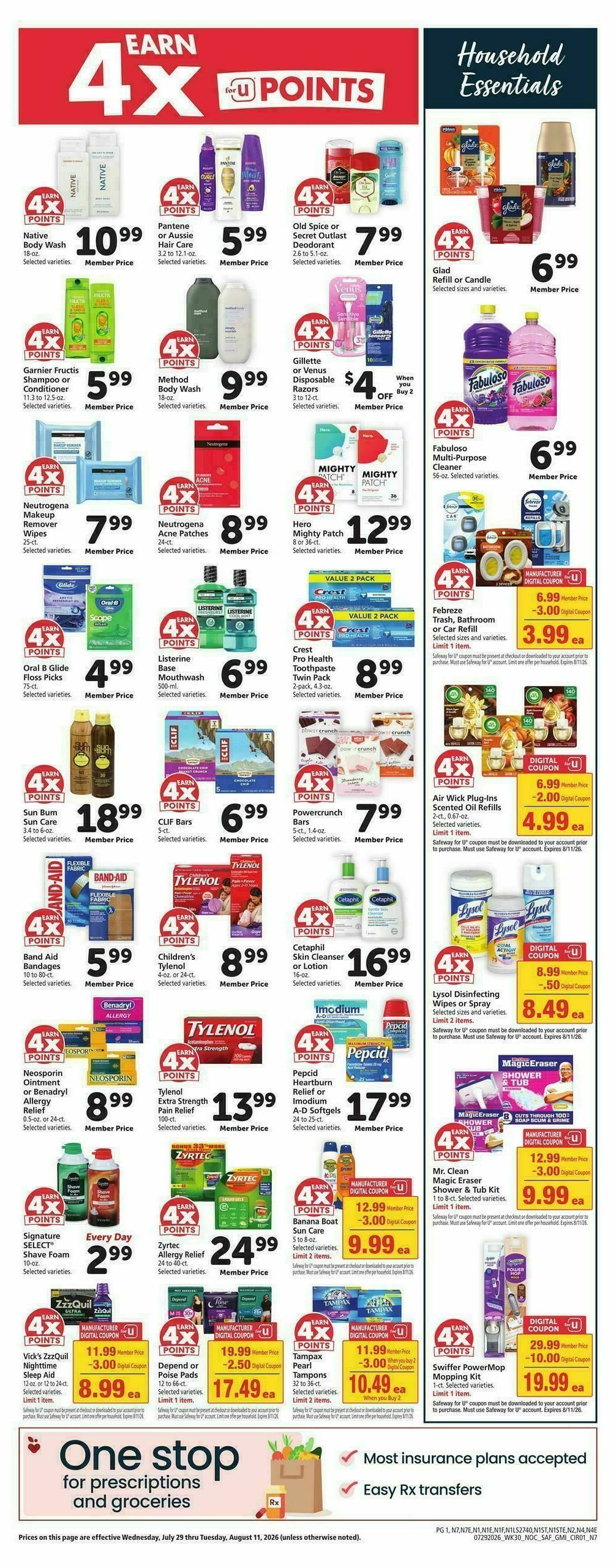 Safeway Weekly Ad from July 29